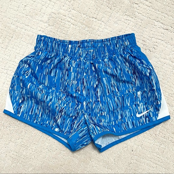 Nike Little Kids/Toddler Dri-Fit Tempo Shorts in blue and white Sz 6x - Picture 2 of 7